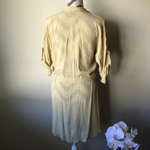 Cleobella Yellow mini Dress Size S Revolve Anthro - Picture 3 of 4